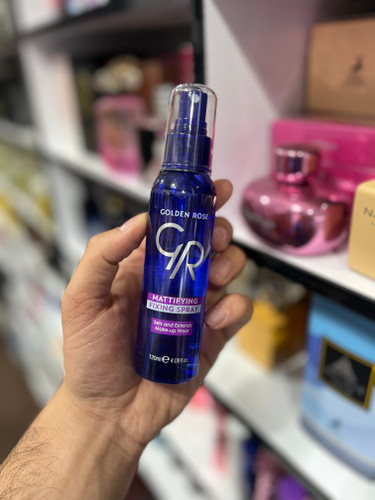 اسپری تثبیت کننده آرایش مات کننده 120میل گلدن رز