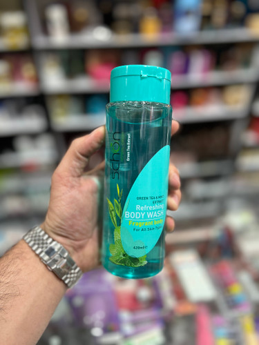 شامپو بدن شون مدل چای سبز و نعنا حجم 420 میلی لیتر