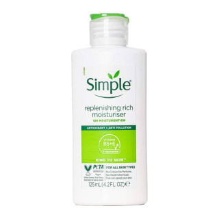 آبرسان سیمپل مدل ریچ برای پوست خشک حجم 125 میلی لیتر