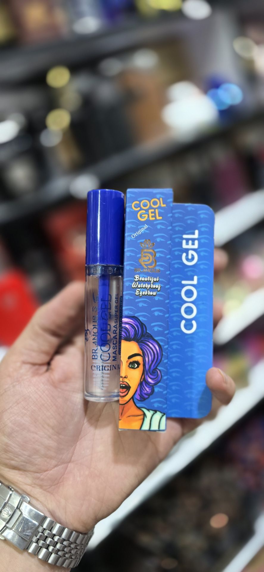 ژل ابرو برانوس مدل Cool Gel