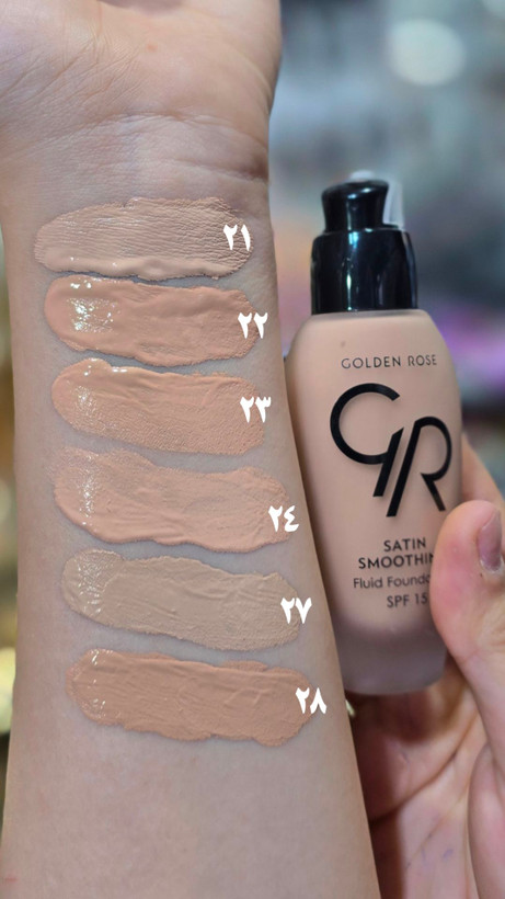 کرم پودر ساتین گلدن رز حاوی SPF 15 حجم 3۴ میلی لیتر