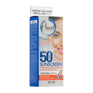 کرم ضد آفتاب رنگی پیکسل با SPF50 مناسب انواع پوست