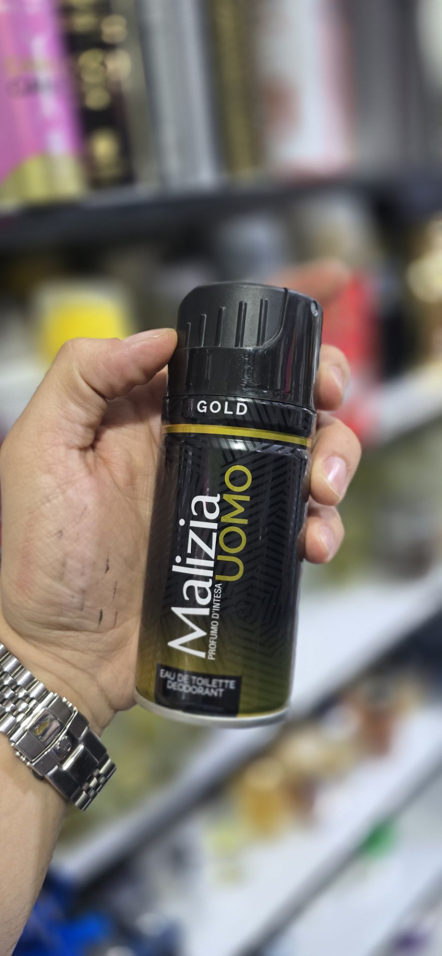 اسپری خوشبو کننده بدن مردانه مالیزیا مدل Gold