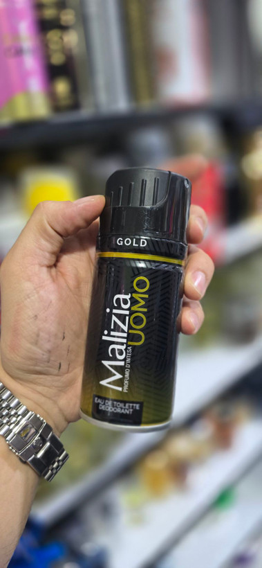 اسپری خوشبو کننده بدن مردانه مالیزیا مدل Gold